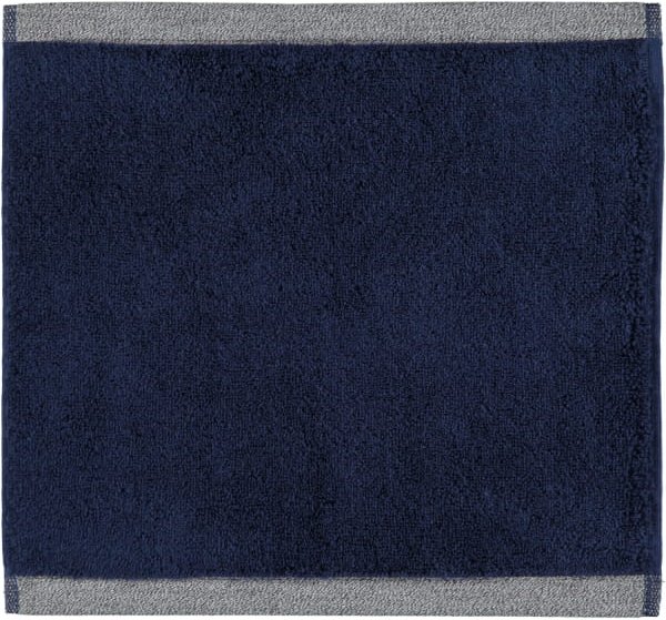 bugatti Handtücher Prato - Farbe: marine blau - 493 - Seiflappen 30x30 cm
