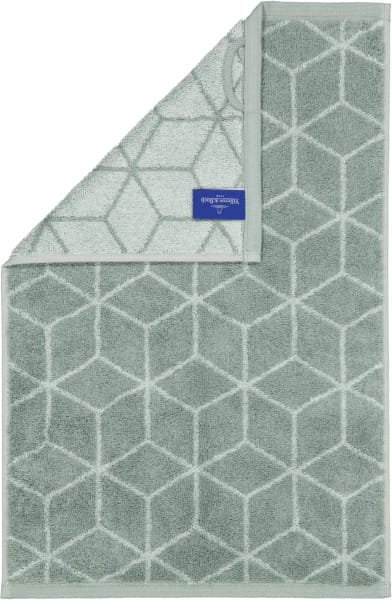Villeroy & Boch Handtücher Coordinates Carré 2557 - Farbe: sage green - 44 - Gästetuch 30x50 cm