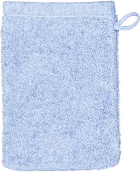 Cawö Handtücher Life Style Uni 7007 - Farbe: sky - 138 - Waschhandschuh 16x22 cm