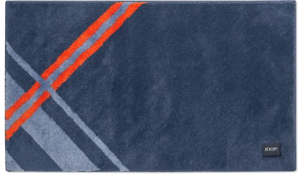 JOOP Badteppich Checks 288 - Farbe: Navy - 043 - 70x120 cm