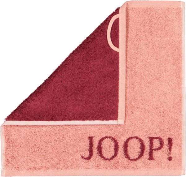 JOOP! Handtücher Classic Doubleface 1600 - Farbe: rouge - 29 - Seiflappen 30x30 cm