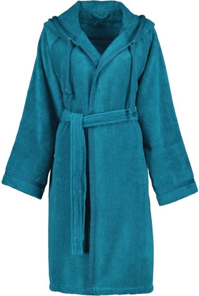 Vossen Bademäntel Damen Kurzmantel mit Kapuze Jive - Farbe: poseidon - 5895 - XS