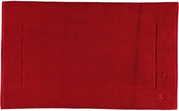 Möve - Badteppich Superwuschel mit Logo - Farbe: rubin - 075 (1-0300/8126) - 60x100 cm