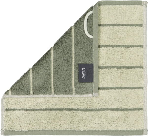 Cawö Handtücher Balance Doubleface 6232 - Farbe: wasabi - 44 - Seiflappen 30x30 cm