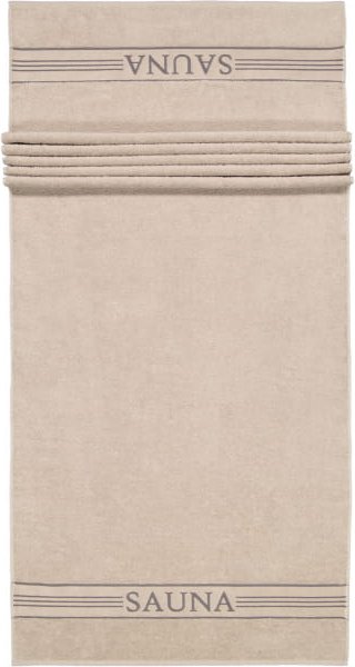 frottana Saunatücher Sauna - Farbe: cashmere - 713 - 80x200 cm