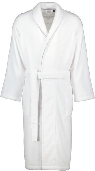 Villeroy & Boch Herren Bademantel Schalkragen 2522 - Farbe: brilliant-white - 67 - XL