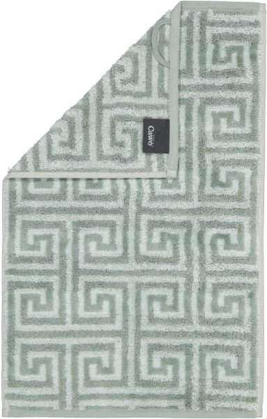 Cawö Handtücher Noblesse Elegance Allover 1088 - Farbe: nordic green - 44 - Gästetuch 30x50 cm