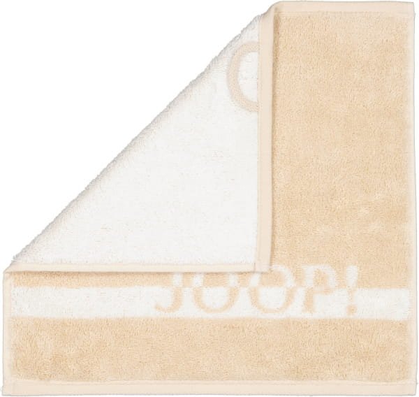 JOOP! Handtücher Split Doubleface 1712 - Farbe: Natur - 36 - Seiflappen 30x30 cm