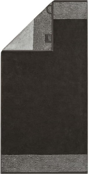 Cawö Handtücher Luxury Home Two-Tone 590 - Farbe: basalt - 73 - Handtuch 50x100 cm
