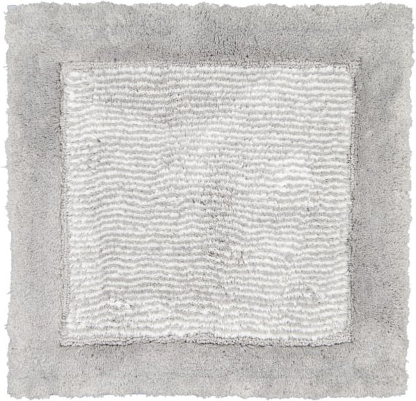 Cawö Home - Badteppich Luxury Home Two-Tone 590 - Farbe: platin - 76 - 60x60 cm