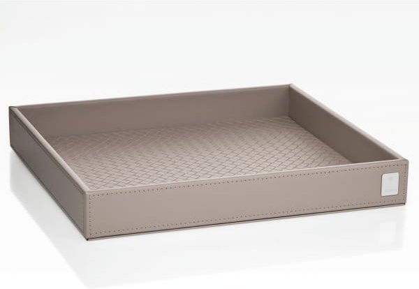 JOOP! BATHLINE - Tablett quadratisch XL - Farbe: grau (011070413)