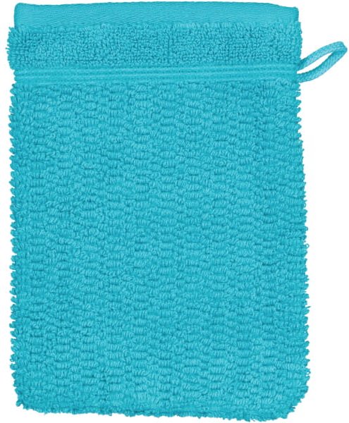 frottana Handtücher Pearl - Farbe: ocean - 460 - Waschhandschuh 15x20 cm