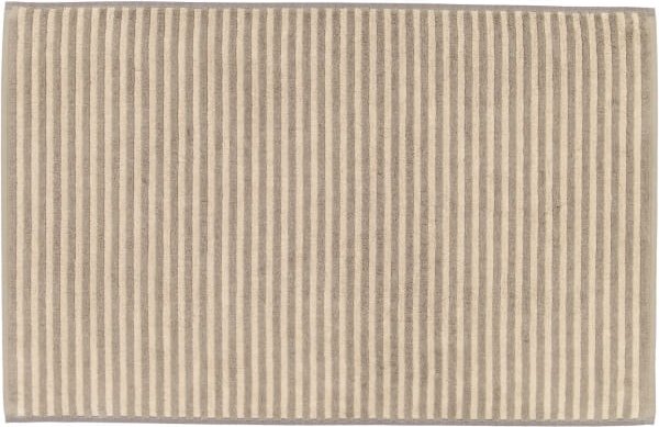 Cawö Badematten Two-Tone Stripes 480 - Farbe: graphit - 70 - 50x80 cm