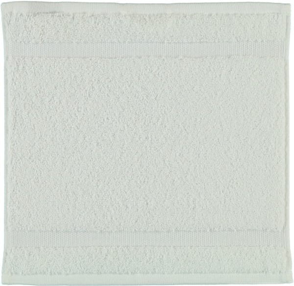 Rhomtuft - Handtücher Princess - Farbe: weiss - 01 - Seiflappen 30x30 cm