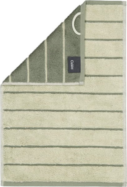 Cawö Handtücher Balance Doubleface 6232 - Farbe: wasabi - 44 - Gästetuch 30x50 cm