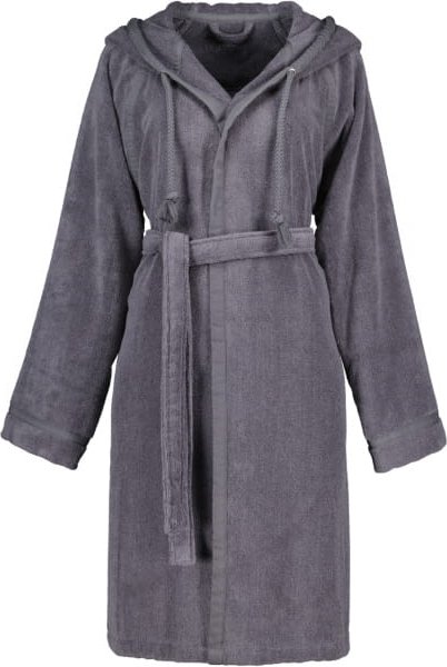 Vossen Bademäntel Damen Kurzmantel mit Kapuze Jive - Farbe: graphit - 7660 - XS