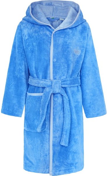 Smithy Schmuseflausch - Kinder-Bademantel - Farbe: blau (1602022)