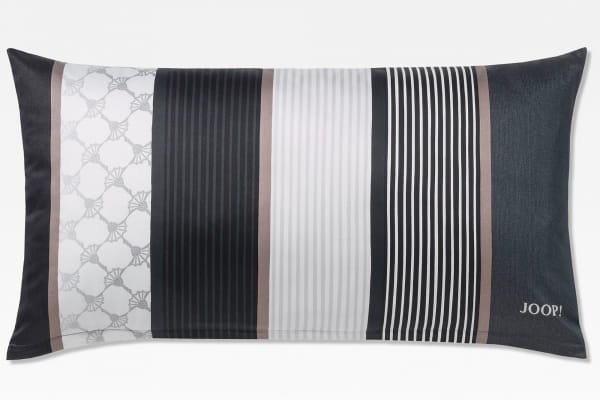 JOOP Bettwäsche Cornflower Stripes 4069 - Farbe: Deep Stone - 99 - Kissen 40x80 cm