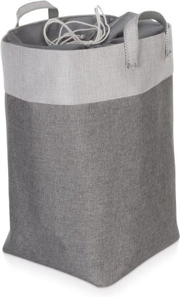 Möve Canvas Wäschekorb - Farbe: grey - 081 (4-4195)