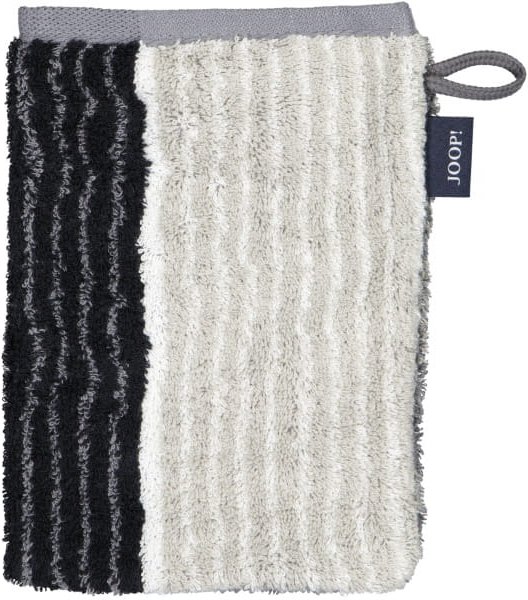 JOOP! Signature Lines 1658 - Farbe: Schwarz - 97 - Waschhandschuh 16x22 cm
