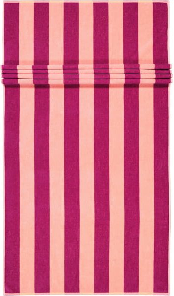 Cawö Home Strandtücher Beach Tropical Streifen 5577 - Farbe: sunset - 22 - 80x180 cm
