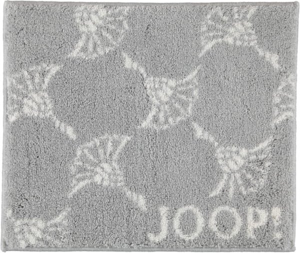 Thumbnail - JOOP! Badteppich New Cornflower Allover 142 - Farbe: Kiesel - 085 - 50x60 cm