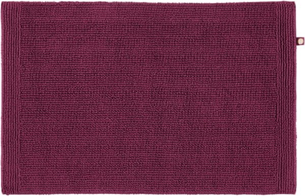 Rhomtuft - Badteppich Pur - Farbe: berry - 237 - 50x75 cm