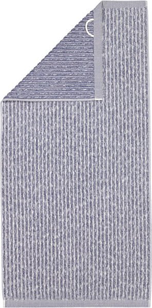 Möve Handtücher Brooklyn Pinstripe - Farbe: nature/deep sea - 042 - Handtuch 50x100 cm