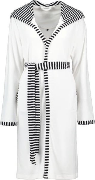 Vossen Bademäntel Damen Kurzmantel mit Kapuze Juno - Farbe: weiß - 0300 - XS
