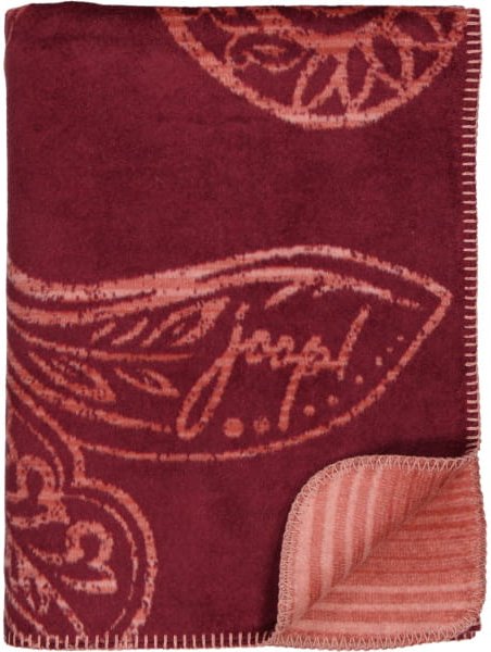 JOOP! Wohndecken Paisley - Farbe: Rouge - 150x200 cm