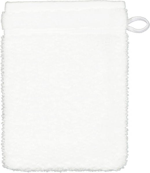 frottana Handtücher Pearl - Farbe: snow - 901 - Waschhandschuh 15x20 cm