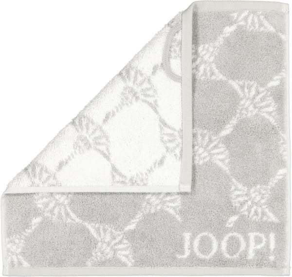 JOOP! Cornflower 1611 - Farbe: Silber - 76 - Seiflappen 30x30 cm