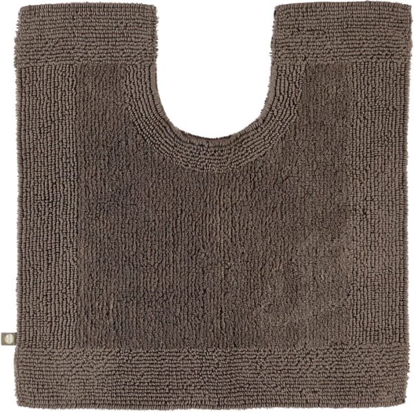 Rhomtuft - Badteppiche Prestige - Farbe: taupe - 58 - Toilettenvorlage mit Ausschnitt 60x60 cm