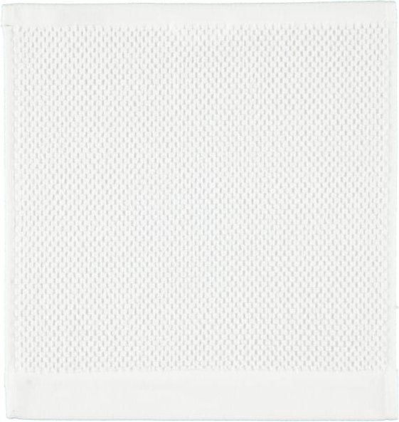 Rhomtuft - Handtücher Baronesse - Farbe: weiß - 01 - Seiflappen 30x30 cm