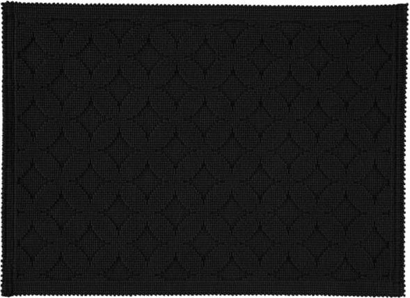 Rhomtuft - Badematte Seaside - Farbe: schwarz - 15 - 50x70 cm