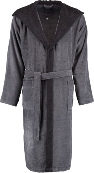 bugatti Herren Bademantel Kapuze Stefano - Farbe: graphit - 766 - S