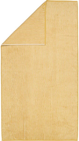 Cawö Handtücher Two-Tone Stripes 480 - Farbe: gold - 53 - Duschtuch 80x150 cm