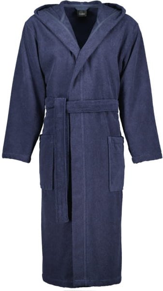 Cawö Home Herren Bademantel Kapuze 829 - Farbe: blau - 17
