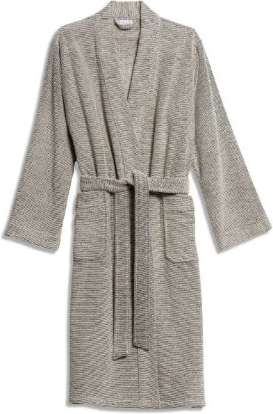 Möve Bademäntel unisex Kimono Eden - Farbe: nature/black - 081 - M