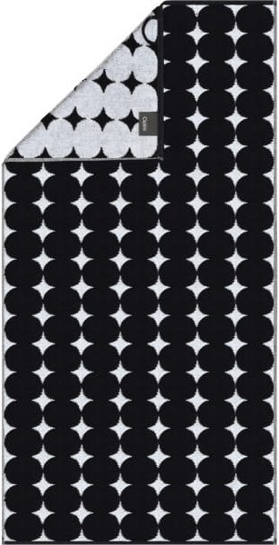 Cawö Handtücher Black&White Bubbles 6279 - Farbe: schwarz/weiß - 96 - Duschtuch - 80x150 cm