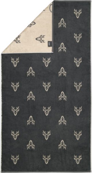 Cawö Handtücher Alpenchic Edition Allover 6229 - Farbe: granit - 73 - Duschtuch 70x140 cm