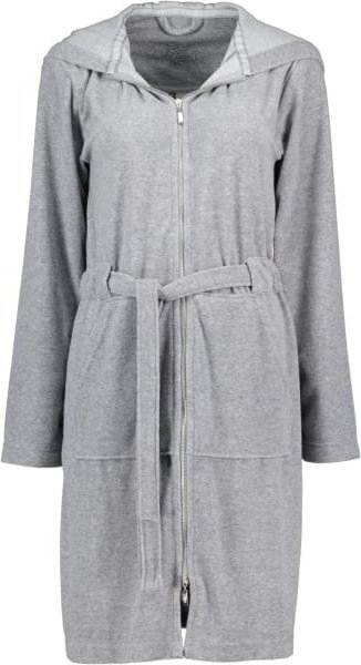 Vossen Bademäntel Damen Kurzmantel mit Kapuze Tampa - Farbe: melange - 7380 - L