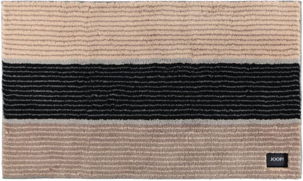 Thumbnail - JOOP! Badteppich Lines 286 - Farbe: Natur - 020 - 70x120 cm