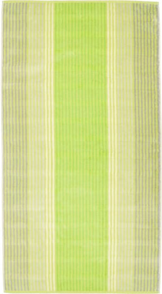 Cawö - Noblesse Cashmere Streifen 1056 - Farbe: kiwi - 45 - Duschtuch 80x150 cm