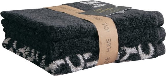 Cawö Seiftücher Minis Mix 9909 3er Pack - Farbe: schwarz - 97