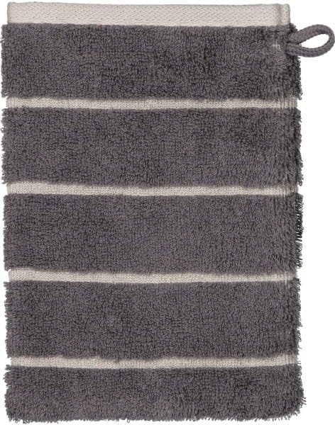Cawö Handtücher Balance Doubleface 6232 - Farbe: anthrazit - 73 - Waschhandschuh 16x22 cm