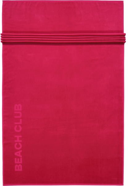 Vossen Strandtücher Beach Club - Farbe: cranberry - 3770 - 100x180 cm