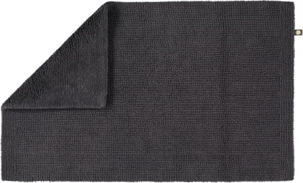 Rhomtuft - Badteppich Pur - Farbe: zinn - 02 - 70x130 cm