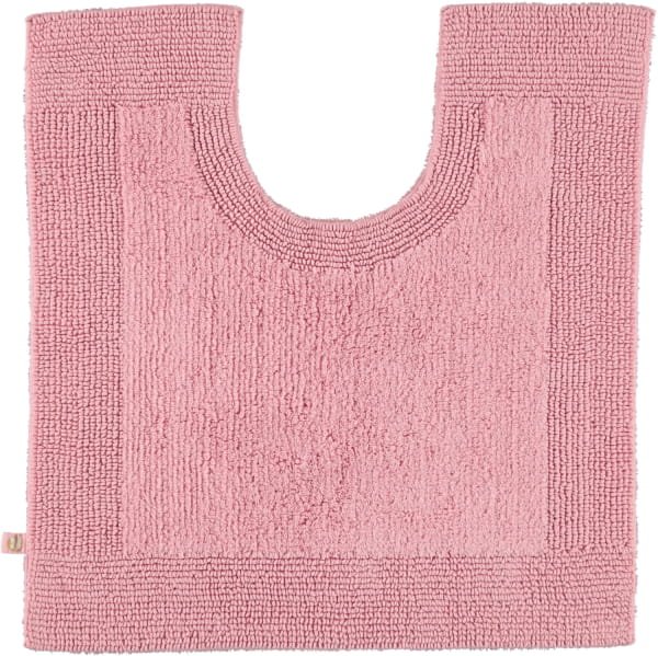 Rhomtuft - Badteppiche Prestige - Farbe: rosenquarz - 402 - Toilettenvorlage mit Ausschnitt 60x60 cm