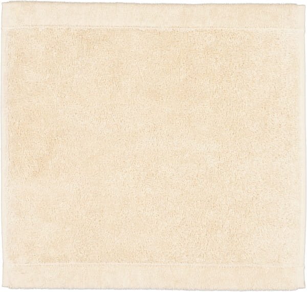 Cawö Handtücher Life Style Uni 7007 - Farbe: beige - 370 - Seiflappen 30x30 cm